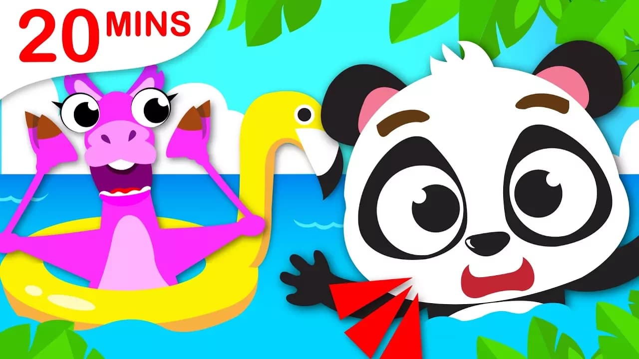 Safety Tips | Swimming with Alice and Baby Panda | Humpty Dumpty by Little Angel
