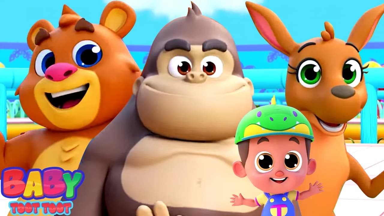 Zoo Song & More Baby Rhymes & Animal Cartoons by Baby Toot Toot
