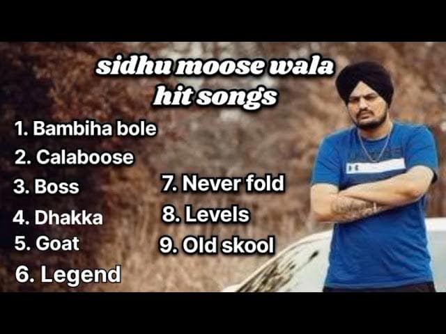 sidhu moose wala - All SONG ALBUM ( Top 10 sidhu moose wala)