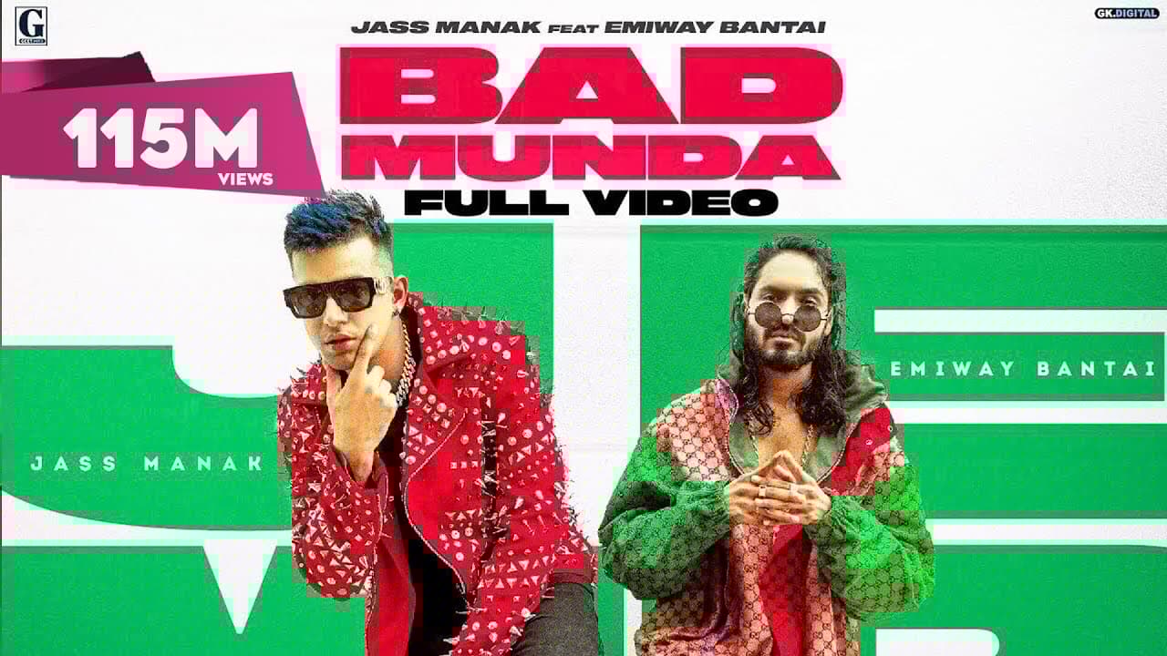 BAD MUNDA : Jass Manak Ft. Emiway Bantai (Full Video) Satti Dhillon | Deep Jandu | GK | Geet MP3