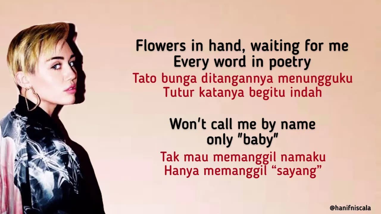 Miley Cyrus - Angels Like You | Lirik Terjemahan