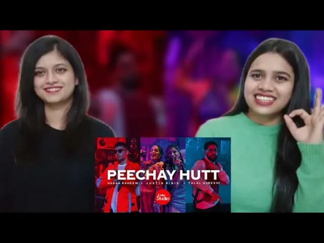 Peechay Hutt | Coke Studio | Justin Bibis x Talal Qureshi x Hasan Raheem | Indian Girls React
