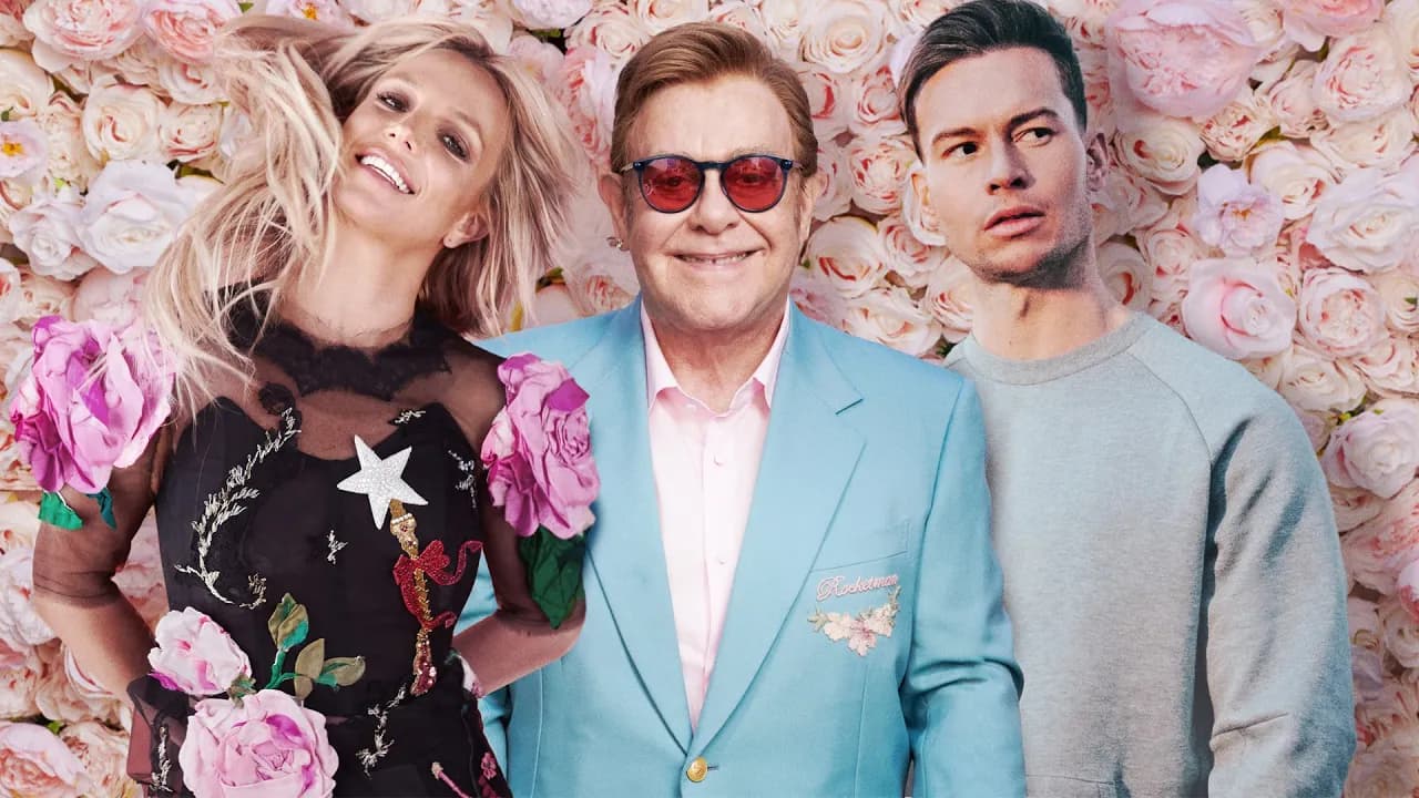 Elton John, Britney Spears - Hold Me Closer -Joel Corry Remix [Official Lyric Video]