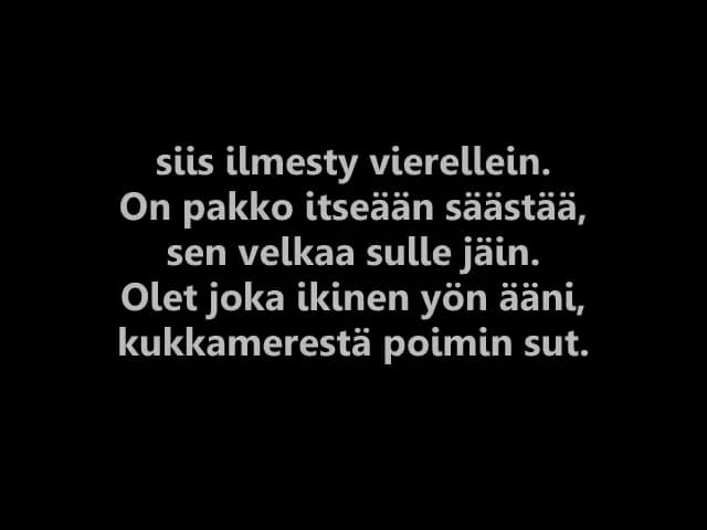 Kaija Koo - Jos sua ei ois ollut