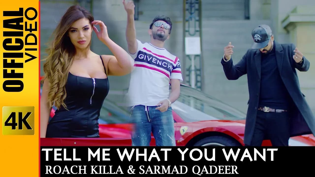 TELL ME WHAT YOU WANT  - OFFICIAL VIDEO -  ROACH KILLA & SARMAD QADEER (2019)