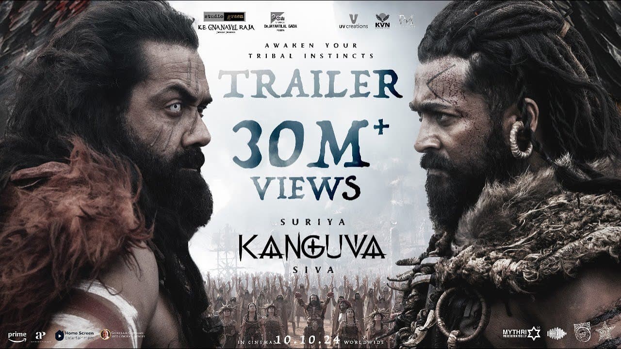 Kanguva - Tamil Trailer | Suriya | Bobby Deol | Devi Sri Prasad | Siva | Studio Green | UV Creations