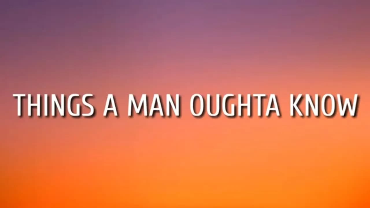 Lainey Wilson - Things A Man Oughta Know (Lyrics) ft.