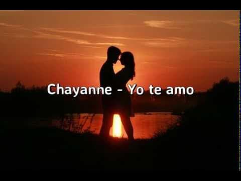 Chayanne - Yo te amo (Letra)