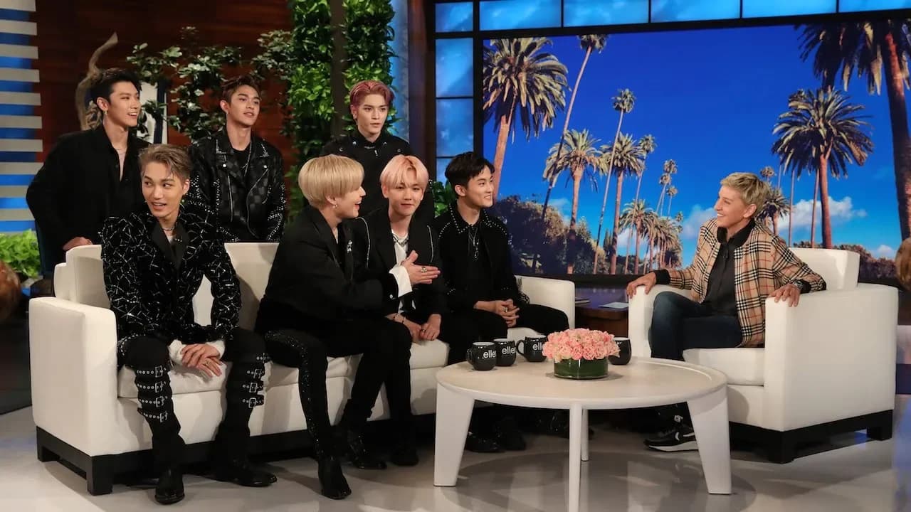 SuperM Teaches Ellen About 'Jopping'