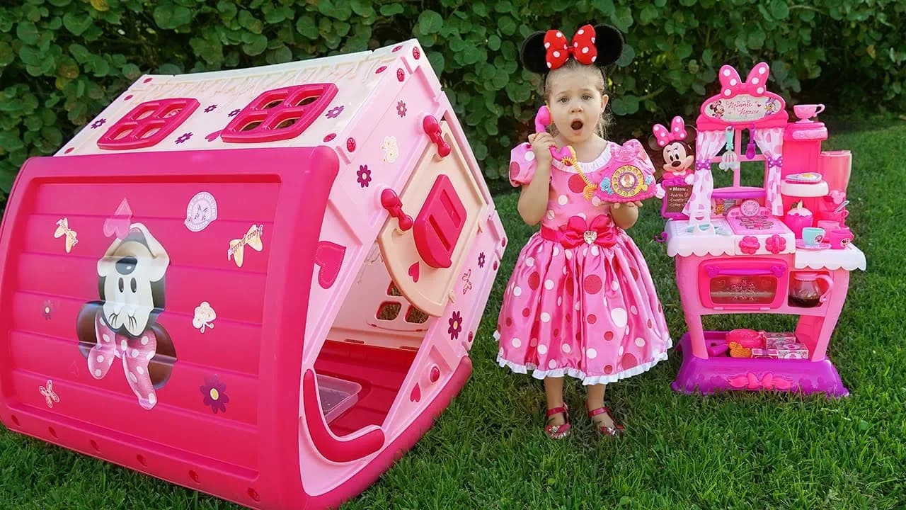Diana and Minnie Mouse Birthday