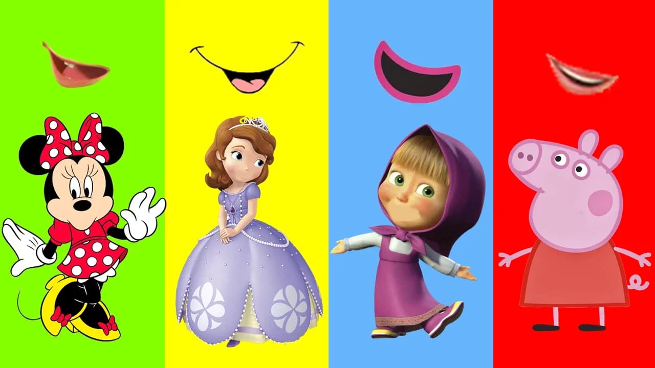 Encontre a Personagem Peppa Pig Masha Minnie Princess Sofia Tia Fla