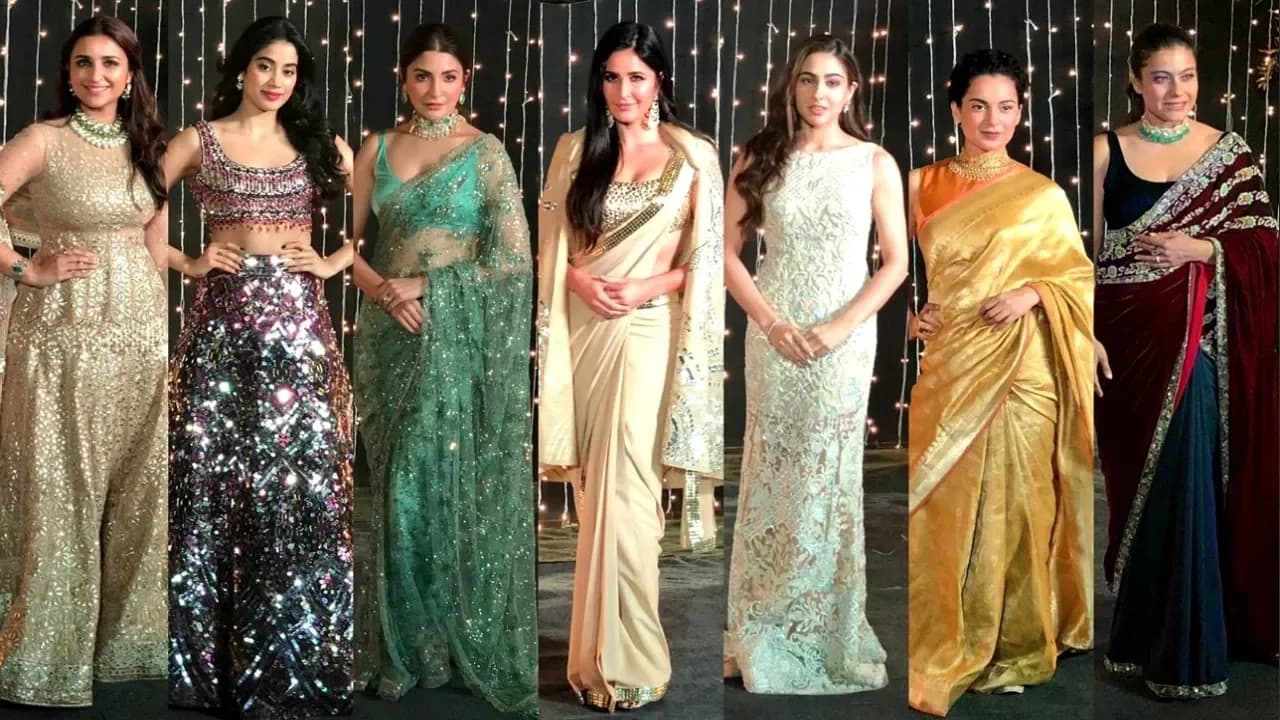 Bollywood Actress At  Priyanka Chopra And Nick Jonas Wedding Reception