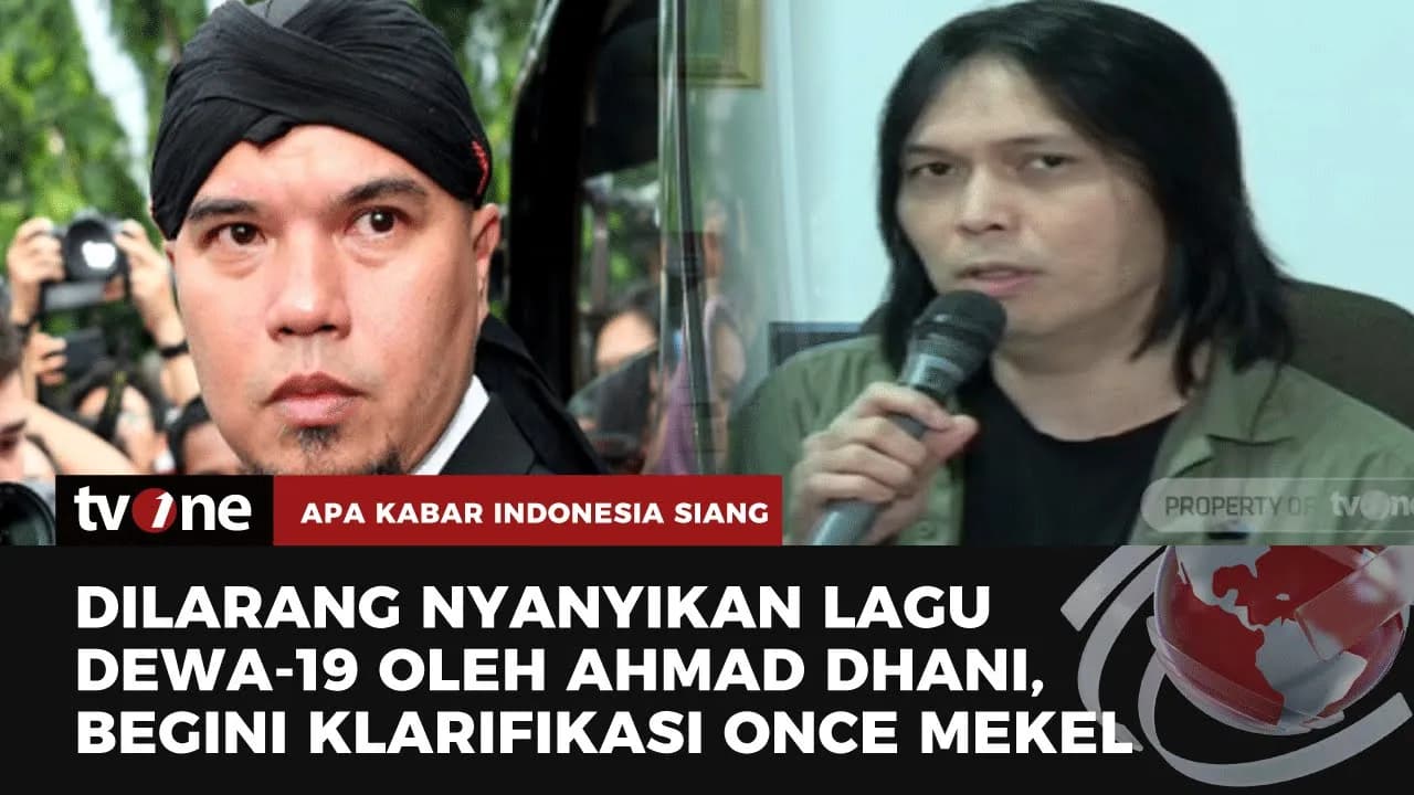 Klarifikasi Once Mekel soal Kisruh Hak Royalti Lagu dengan Ahmad Dhani | AKIS tvOne
