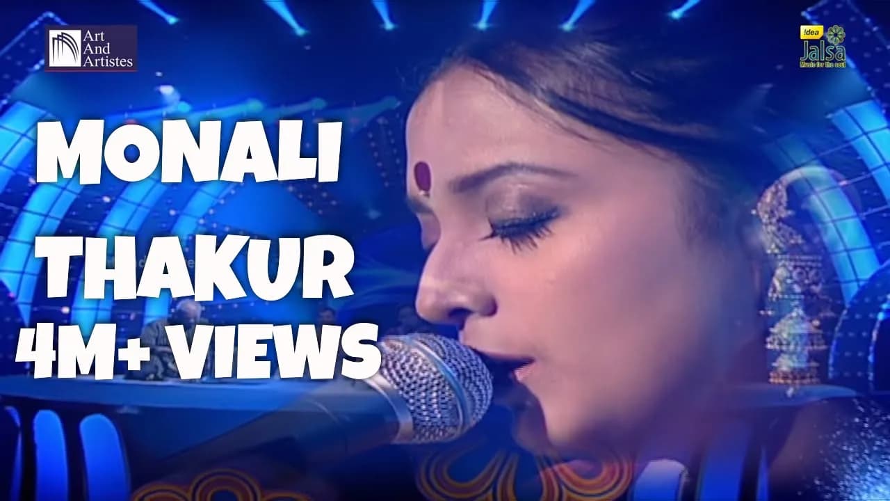 Tumi Robe Nirobe | Monali Thakur | Rabindra Sangeet