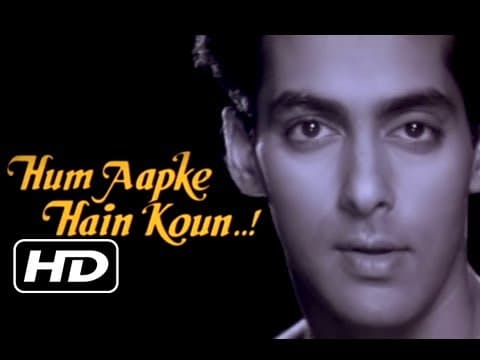 Hum Aapke Hain Koun - Title Song - Salman Khan & Madhuri Dixit - Classic Romantic Song