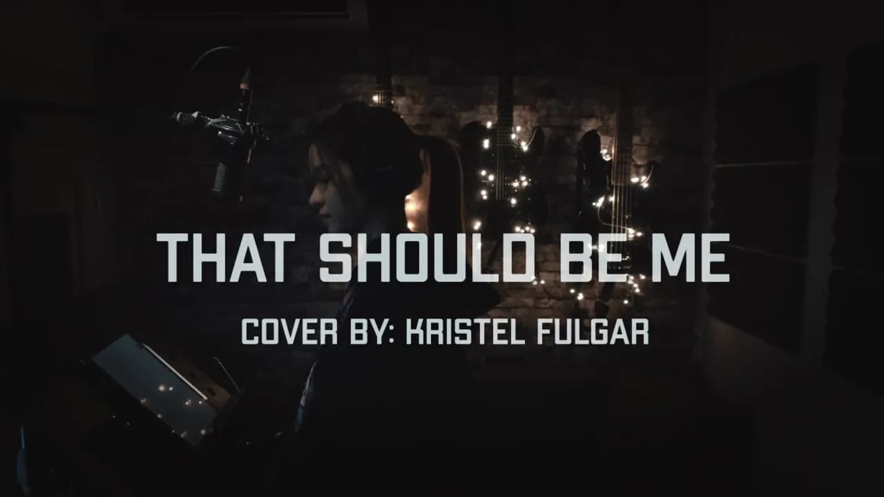 THAT SHOULD BE ME - Justin Bieber (Female Cover by Kristel Fulgar)