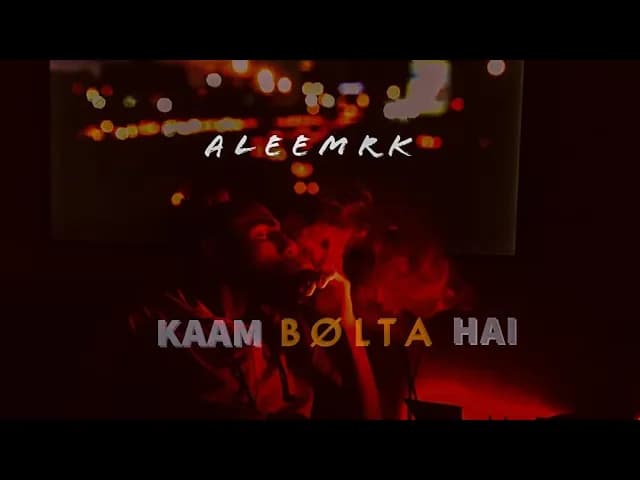 KAAM BOLTA HAI - aleemrk (Official Audio) Prod. by Z4NE