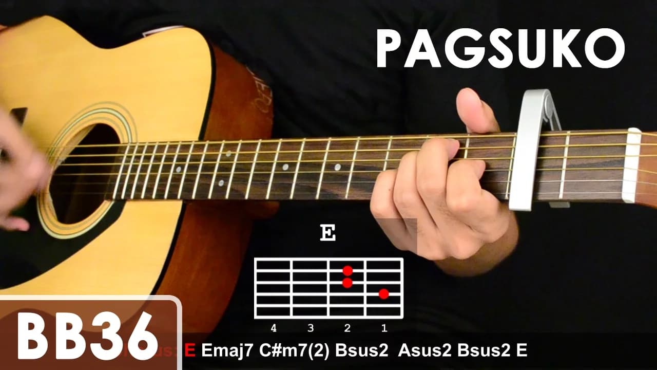 Pagsuko - Jireh Lim Guitar Tutorial (Chords/Sequence/1st chorus fingerpicking lesson)