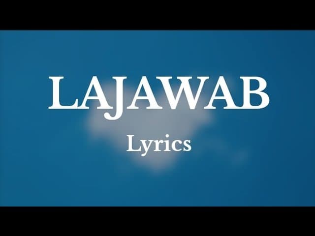 Aap Janab Bare Pyar Se Bulati Thi Woh -Lajawab - Taimour Baig ll Lyrical Video