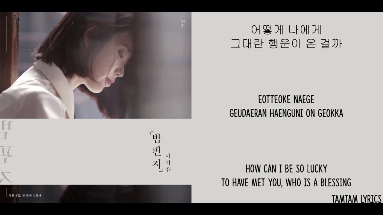 Through the Night - IU Lyrics [Han,Rom,Eng]