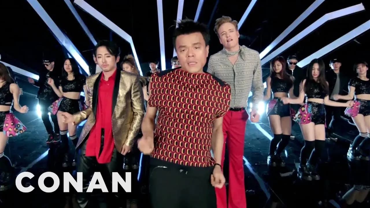 J.Y. Park "Fire" feat. Conan O'Brien & Steven Yeun & Jimin Park Official M/V | CONAN on TBS