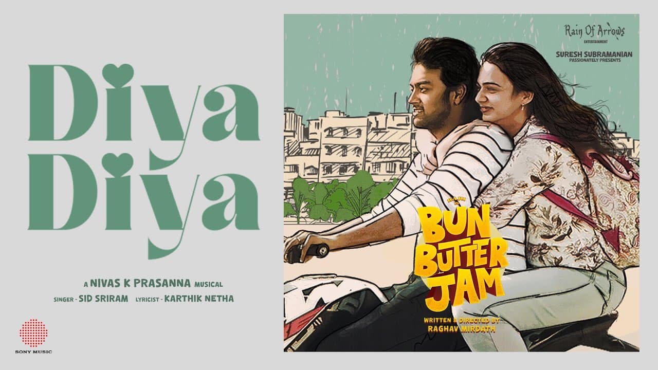 Bun Butter Jam - Diya Diya Lyric | Raju | Raghav Mirdath | Nivas K Prasanna l Sid Sriram