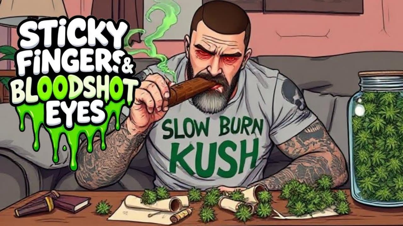 "Sticky Fingers Bloodshot Eyes" "420 Music For A Stoners Soul" (Stoner Blues)