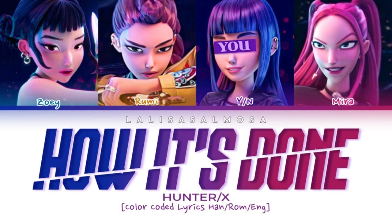 HUNTR/X & YOU AS A MEMBER | HOW IT'S DONE | [Karaoke 4 members version] K-POP DEMON HUNTERS