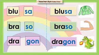 Vowel Twins || Practice in Reading || Syllables || Reading Tagalog || Grade 1 || Grade 2