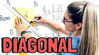 The Diagonal of a Square | Pythagorean Theorem | Prof. Gis/GEOMETRY