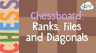 Learn to Play Chess - Chessboard Ranks, Files, and Diagonals | Kids Academy