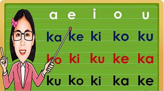 Learning to Read the Abakada Part 2 KA KE KI KO KU