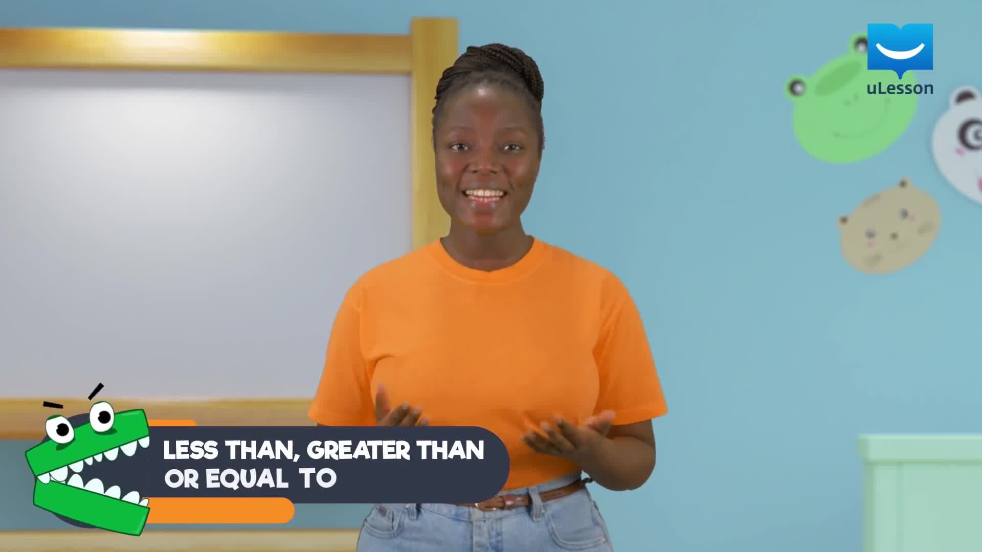 Numbers - Ordering Numbers: -14 - Less, Greater or Equal To