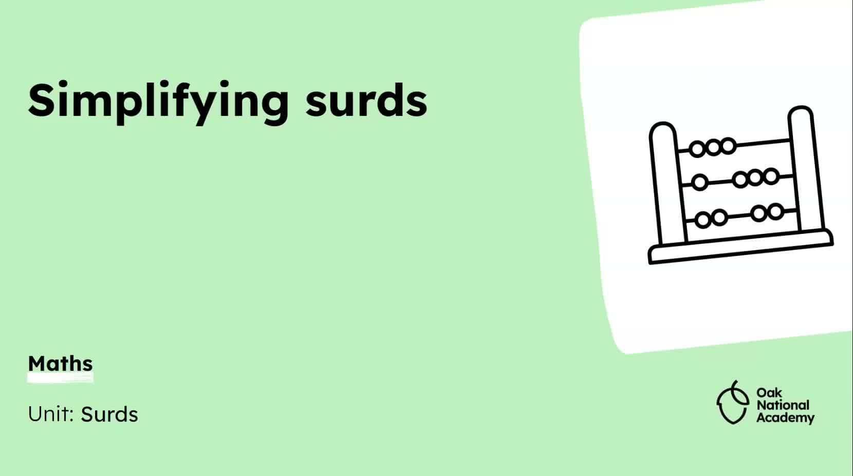 KS4 Maths - S1E115