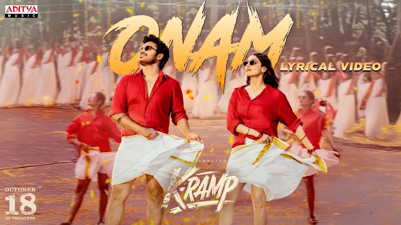 Onam Song Lyrical Video - KRAMP | Kiran Abbavaraam | Yukti Thareja | Jains Nani | Chaitan Bhardwaj