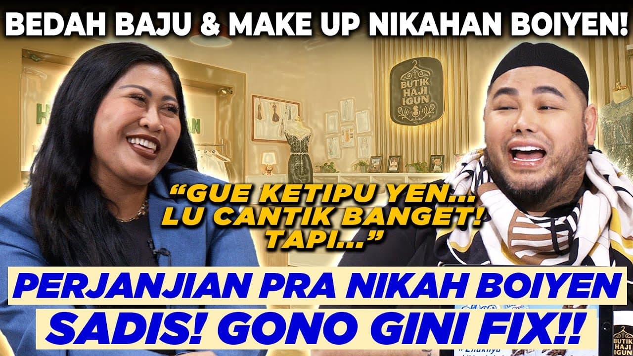 BOIYEN AKAD NIKAH ULANG ?? KENAPA ?? | BUTIK HAJI IGUN