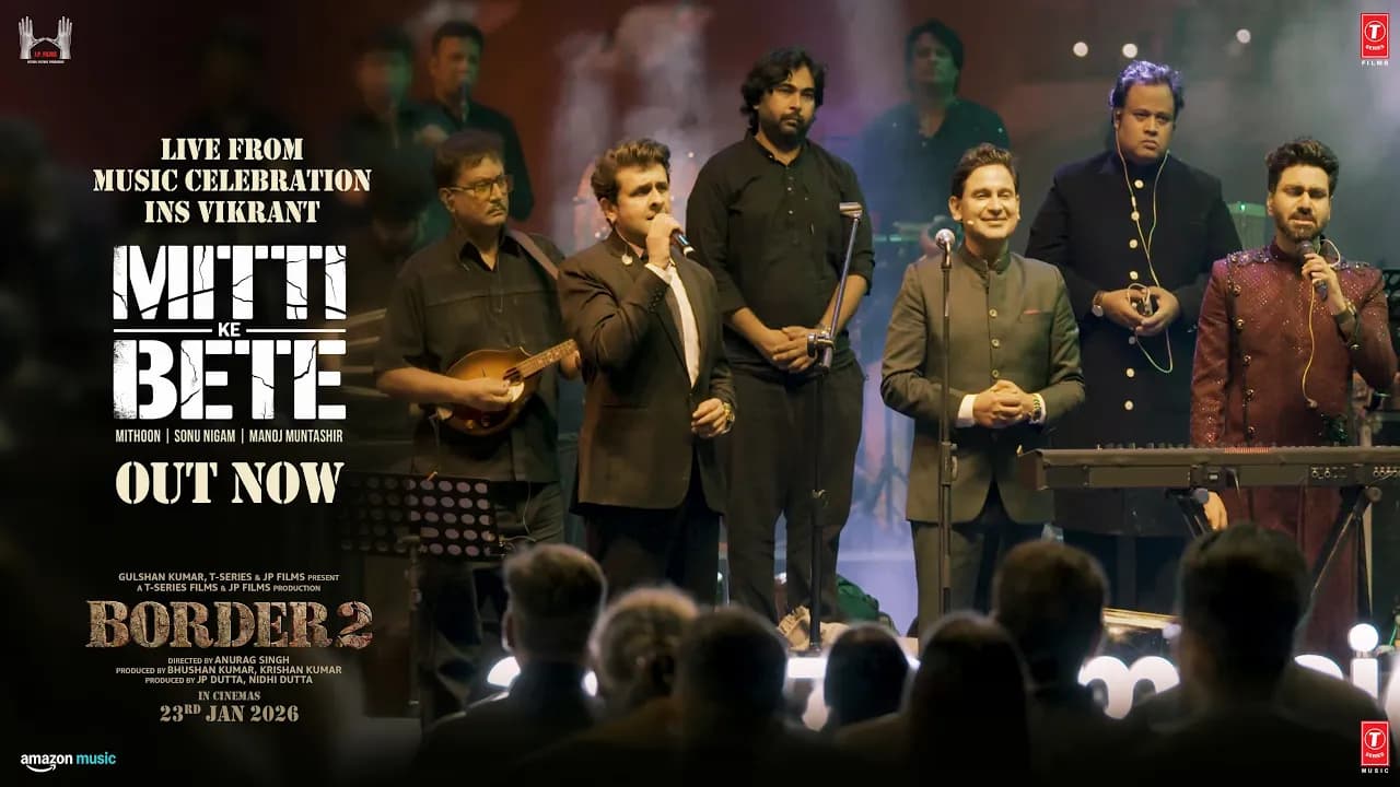 Mitti Ke Bete - Live at INS Vikrant | BORDER 2 | Sunny Deol | Mithoon, Sonu Nigam, Manoj Muntashir