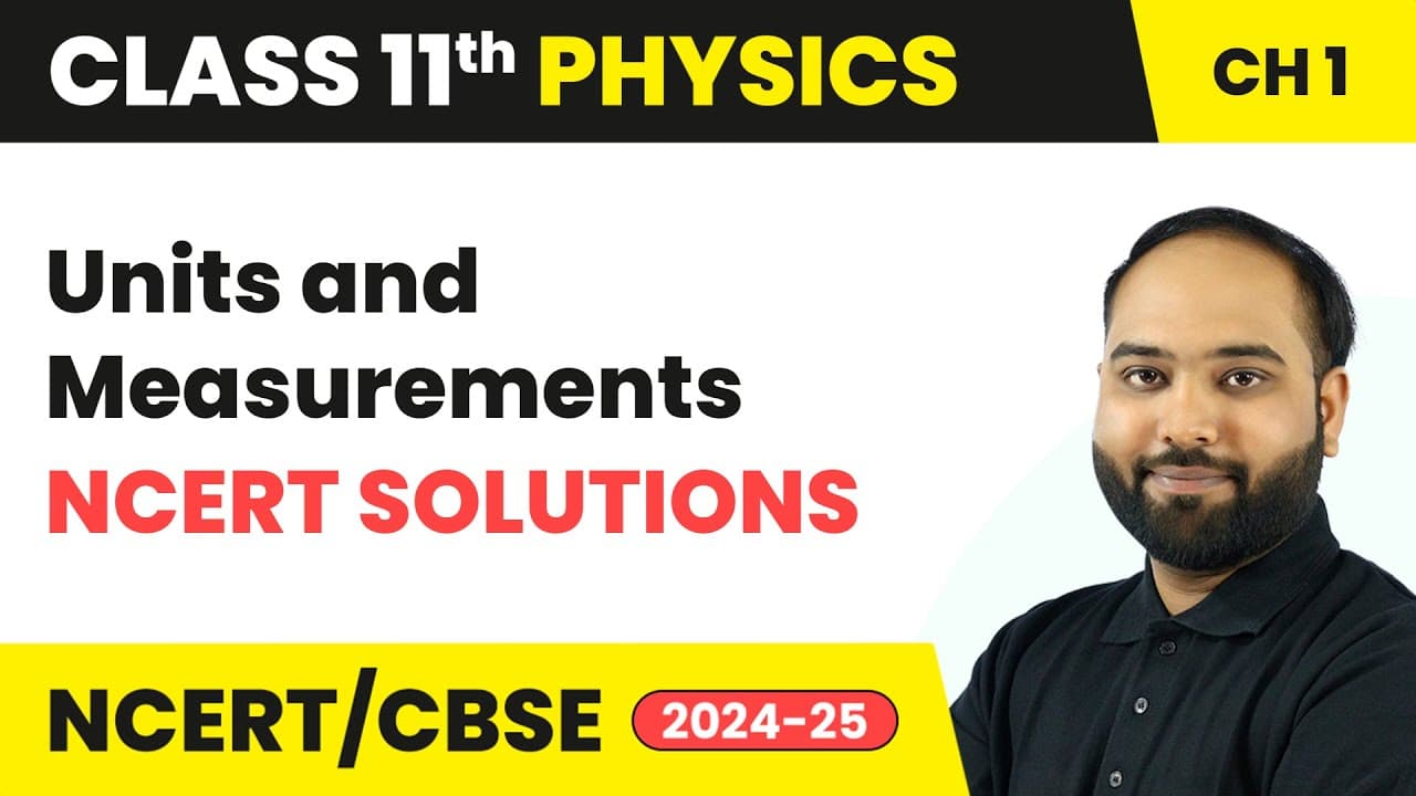 Class 11 Physics (By Prateek Sir) | Complete CBSE Course | All Chapters Available | New Session 2024-25